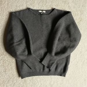 OAK+FORT grey balloon sleeve sweater